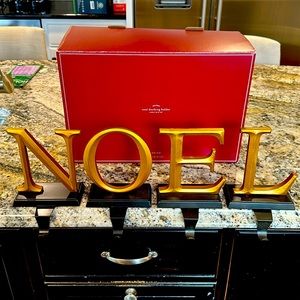 Pottery Barn NOEL stocking holders